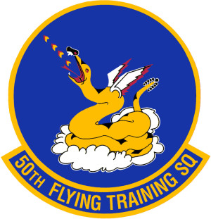 Coat of arms (crest) of the 50th Flying Training Squadron, US Air Force