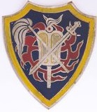 Coat of arms (crest) of the Caodaiste Forces (Vietnam), French Army