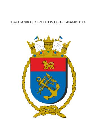 Coat of arms (crest) of the Harbour Captain of Pernambuco, Brazilian Navy
