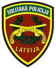 Coat of arms (crest) of the Military Police of Latvia