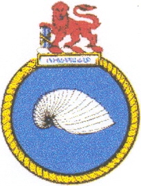 Coat of arms (crest) of the SAS Nautilus, South African Navy