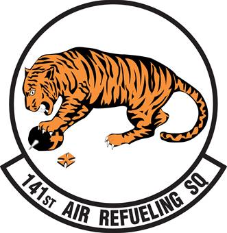 Coat of arms (crest) of the 141st Air Refueling Squadron, New Jersey Air National Guard
