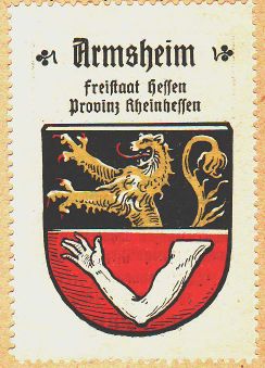 Wappen von Armsheim/Coat of arms (crest) of Armsheim