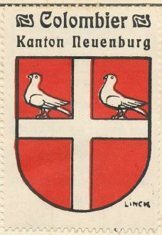 Wappen von/Blason de Colombier (Neuchâtel)