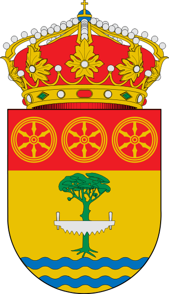Escudo de Hoyos del Espino/Arms (crest) of Hoyos del Espino