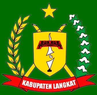 Coat of arms (crest) of Langkat Regency