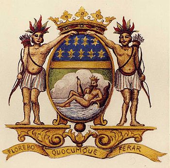 Blason de National Arms of Réunion/Coat of arms (crest) of {{PAGENAME
