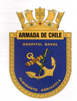 Blason de Talcahuano Naval Hospital Almirante Adriazola, Chilean Navy/Arms (crest) of Talcahuano Naval Hospital Almirante Adriazola, Chilean Navy