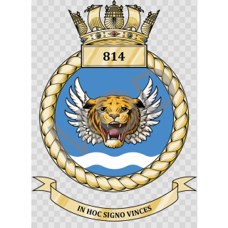 Coat of arms (crest) of the No 814 Squadron, FAA