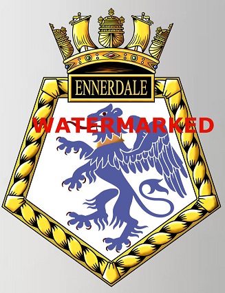 Coat of arms (crest) of the RFA Ennerdale, United Kingdom