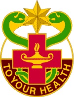 Coat of arms (crest) of 804th Medical Brigade, US Army