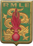 Coat of arms (crest) of the Far East Marching Regiment of the Foreign Legion, French Army