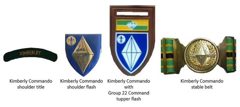 Coat of arms (crest) of the Kimberly Commando, South African Army