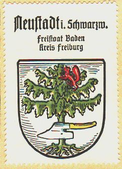 Wappen von Neustadt im Schwarzwald/Coat of arms (crest) of Neustadt im Schwarzwald