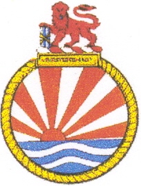 Coat of arms (crest) of the SAS Oosterland, South African Navy