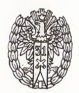 Coat of arms (crest) of the 31st Field Artillery Regiment, Polish Army