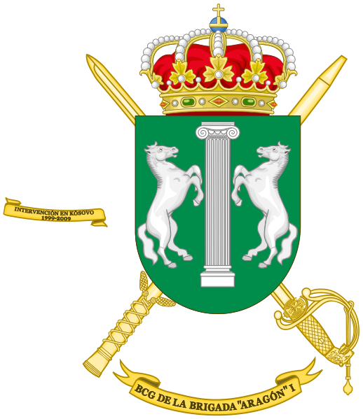 File:Brigade Aragón I Headquarters Battalion, Spanish Army.png