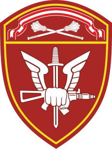 Coat of arms (crest) of the Special Purpose Mobile Unit - Central District, National Guard of the Russian Federation