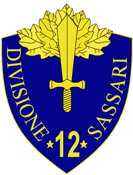 File:12th Infantry Division Sassari, Italian Army.png