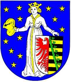 Wappen von Coswig (Anhalt)/Arms (crest) of Coswig (Anhalt)