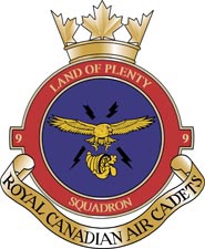 Coat of arms (crest) of the No 9 (Land of Plenty) Squadron, Royal Canadian Air Cadets