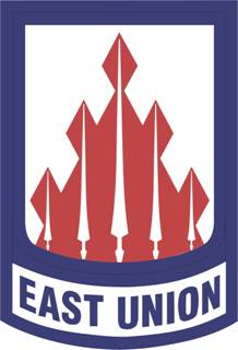 Coat of arms (crest) of East Union High School Junior Reserve Officer Training Corps, US Army