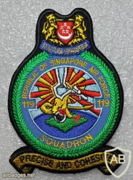 Coat of arms (crest) of No 119 Squadron, Republic of Singapore Air Force