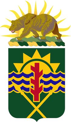 Coat of arms (crest) of 143rd Military Police Battalion, California Army National Guard
