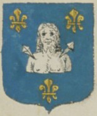 Arms (crest) of Abbey of Mont-Saint-Quentin in Péronne