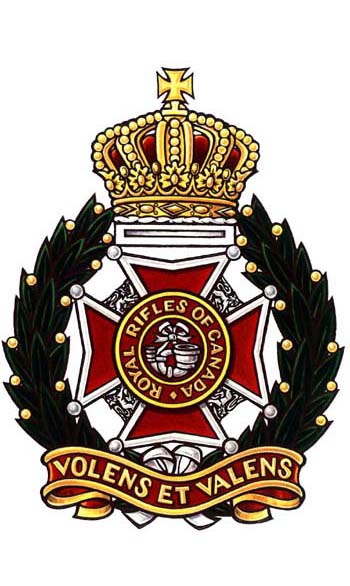 Coat of arms (crest) of the The Royal Rifles of Canada, Canadian Army
