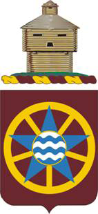 Coat of arms (crest) of the 1144th Transportation Battalion, Illinois Army National Guard