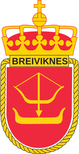 Coat of arms (crest) of the Breiviknes Fort, Norwegian Navy