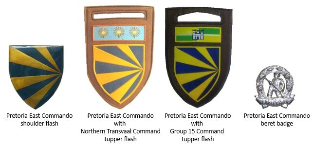 Coat of arms (crest) of the Pretoria East Commando, South African Army