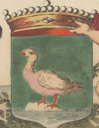 Wapen van De Quack/Arms (crest) of De Quack
