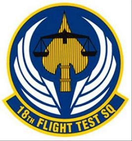 Coat of arms (crest) of the 18th Flight Test Squadron, US Air Force