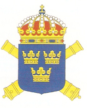 Coat of arms (crest) of the 1st Artillery Regiment Svea Artillery Regiment, Swedish Army