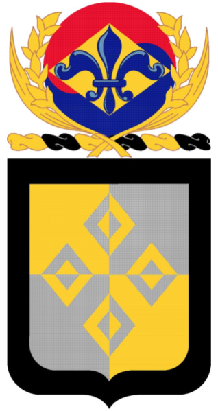 Coat of arms (crest) of the 4th Finance Battalion, US Army