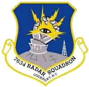 Coat of arms (crest) of the 763rd Radar Squadron, US Air Force