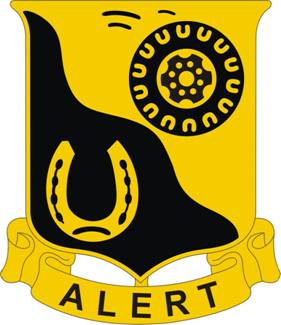 Coat of arms (crest) of 91st Cavalry Regiment, US Army