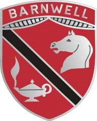 Coat of arms (crest) of Barnwell High School Junior Reserve Officer Training Corps, US Army