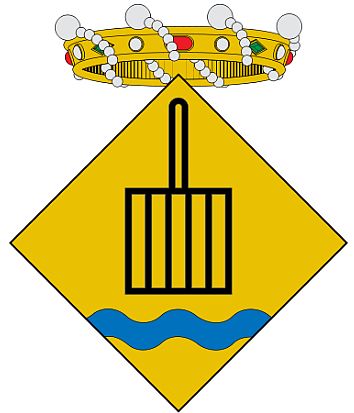 Escudo de Sant Llorenç de la Muga/Arms (crest) of Sant Llorenç de la Muga