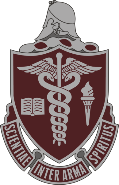 Coat of arms (crest) of the Walter Reed Army Medical Center, US Army