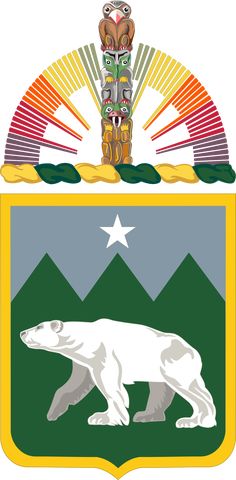 Coat of arms (crest) of 761st Military Police Battalion, Alaska Army National Guard