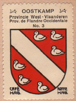 Wapen van/Blason de Oostkamp