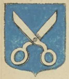 Arms (crest) of Tailors in Saint-Valery-en-Caux