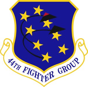 Coat of arms (crest) of the 44th Fighter Group, US Air Force