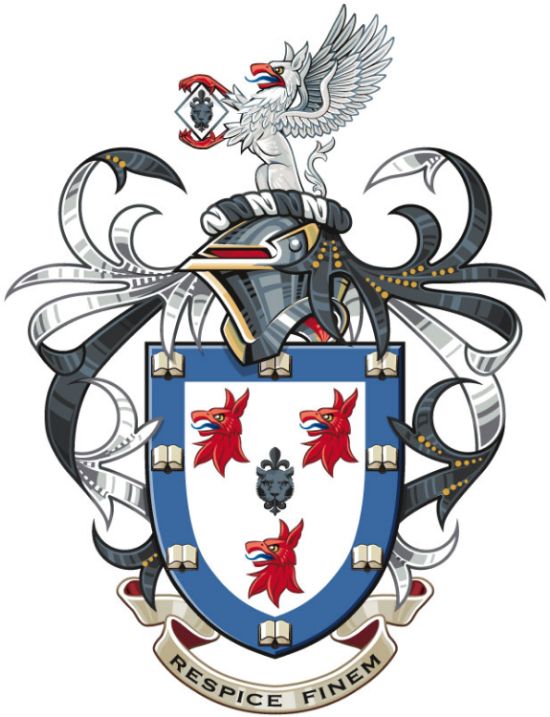 Arms of Homerton College (Cambridge University)