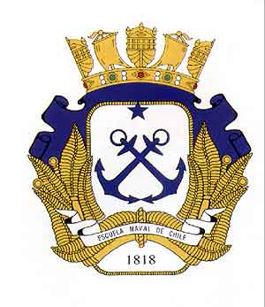 Coat of arms (crest) of the Naval School Arturo Prat, Chilean Navy