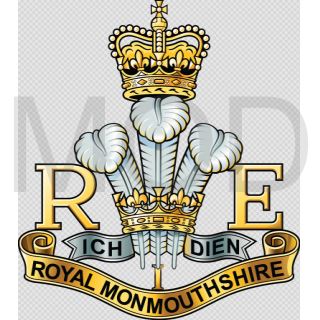 Coat of arms (crest) of the Royal Monmouthshire Royal Engineers, British Army