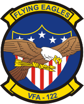 Coat of arms (crest) of the VFA-122 Flying Eagles, US Navy